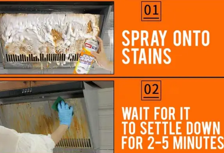Універсальний очищувач кухонний знежирювач Kitchen Cleaner 500 мл Піна для чищення кухні - Фото 3 Універсальний очищувач кухонний знежирювач Kitchen Cleaner 500 мл Піна для чищення кухні - зображення 3