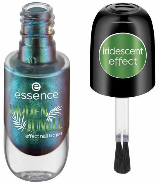 Lakier do paznokci Essence Cosmetics Hidden Jungle Effect Esmalte De UNas 02-Azul 8 ml (4059729384850) - obraz 1