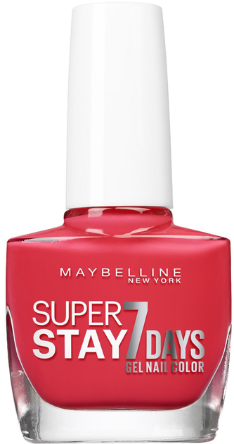 Лак для нігтів Maybelline New York Superstay 7 days Gel Nail Color 490 Rose Salsa 10 мл (3600530554140) - зображення 1