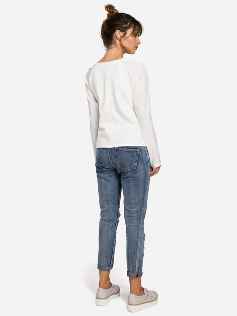 Лонгслів довгий жіночий BeWear B047 86928 L Екрю (5902041192896) - зображення 4