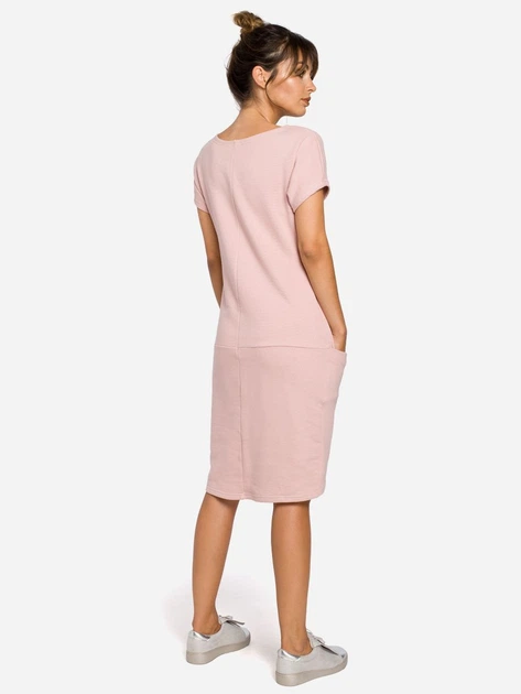 Плаття жіноче BeWear B050 86942 XL Пудрово-рожеве (5902041193541) - зображення 2