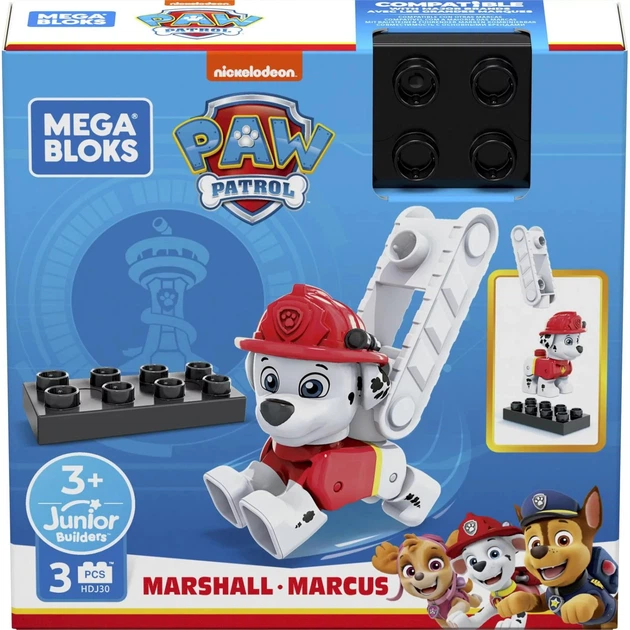 Klocki konstrukcyjne Mega Bloks Psi Patrol Marshall (194735024308) - obraz 5