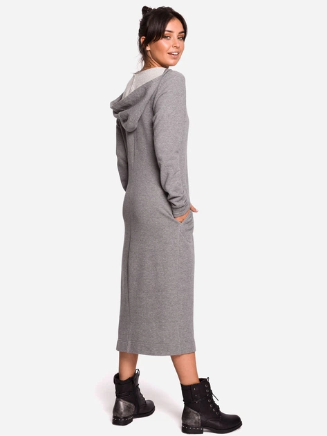 Sukienka tunika damska BeWear B128 90807 M Szara (5903068448881) - obraz 2