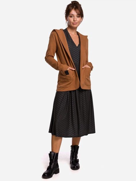 Кардиган жіночий BeWear B180 137639 2XL Карамельний (5903068486456) - зображення 3