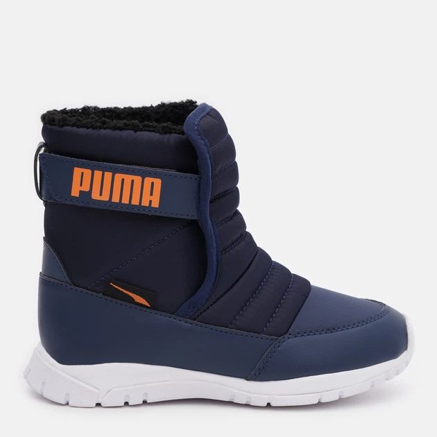 Детские зимние сапоги-дутики для мальчика Puma Nieve Boot WTR AC