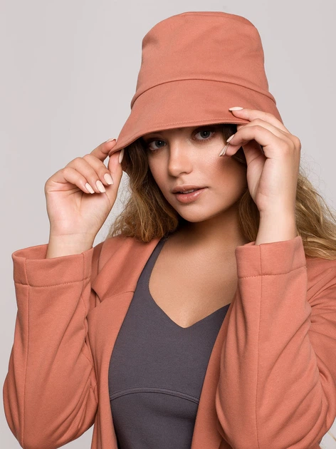 Kapelusz bucket hat damski BeWear B214 1075138 One Size Czerwony (5903887635486) - obraz 4