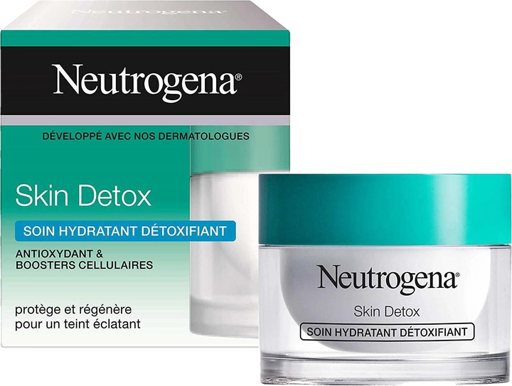Зволожувальний крем Neutrogena Skin Detox Double Action 50 мл (3574661522708)_x000D_ - зображення 1