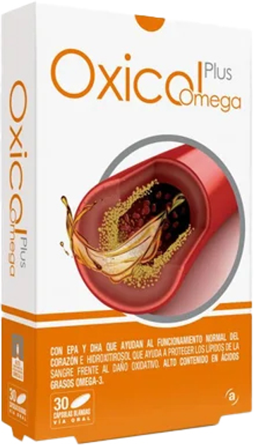 Witaminy Oxicol Omega Plus Cholesterol 30 Capsules (8437016259863) - obraz 1