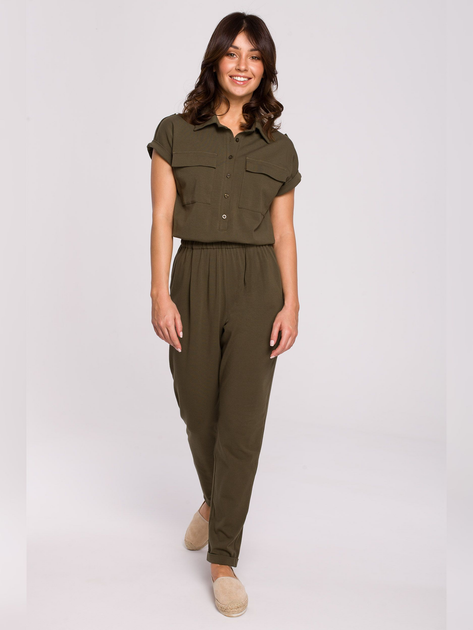 Акція на Комбінезон жіночий BeWear B223 1130338 2XL Khaki від Rozetka