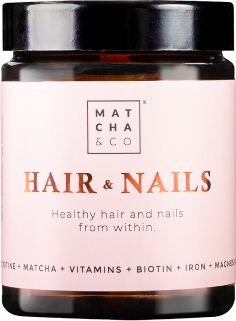 Вітаміни Matcha&Co Hair&Nails для волосся та нігтів 60 Капсул (8437017961222) - зображення 1