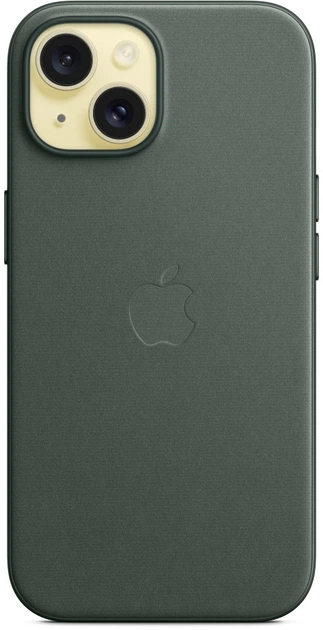 Etui Apple MagSafe FineWoven Case do Apple iPhone 15 Evergreen (MT3J3) - obraz 3