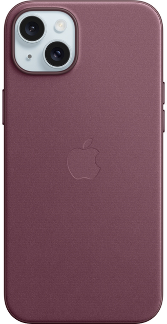 Акція на Панель Apple MagSafe FineWoven Case для Apple iPhone 15 Plus Mulberry (MT4A3ZM/A) від Rozetka