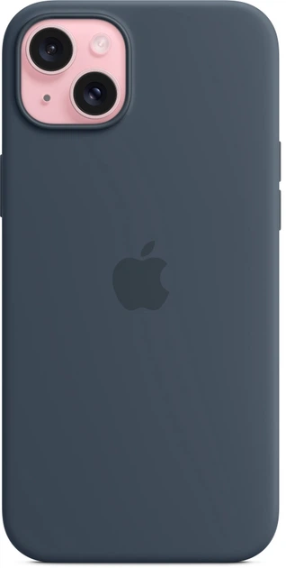 Etui Apple MagSafe Silicone Case do Apple iPhone 15 Plus Storm Blue (MT123) - obraz 2