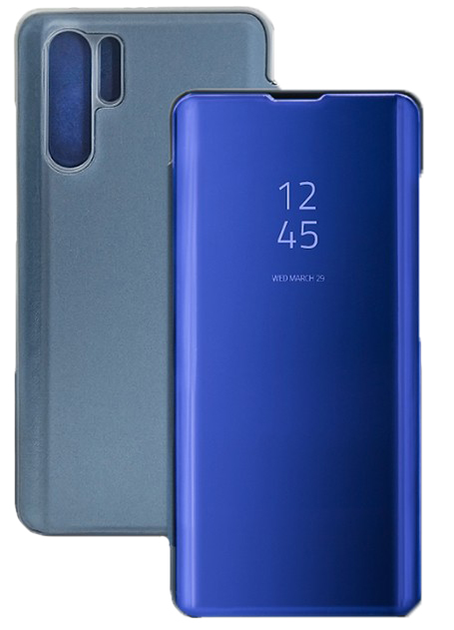 Чохол-книжка Qoltec Flip Cover do Huawei P30 Pro Блакитний (5901878516998) - зображення 1