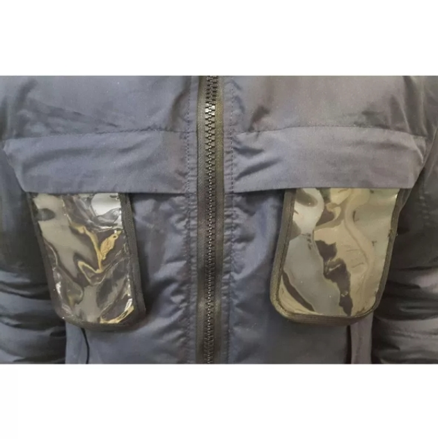 Куртка зимняя тактика мембрана Pancer Protection темно-синяя (46) - изображение 2