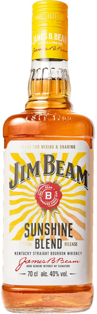 Бурбон Jim Beam Sunshine 0.7 л 40% (5010278103209) – фото, отзывы ...