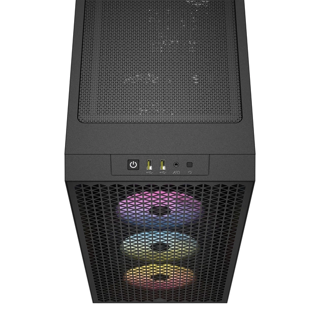 Obudowa Corsair 3000D RGB AirFlow Tempered Glass Black (CC-9011255-WW) - obraz 6