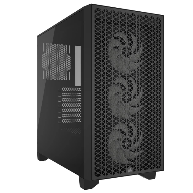 Obudowa Corsair 3000D RGB AirFlow Tempered Glass Black (CC-9011255-WW) - obraz 8