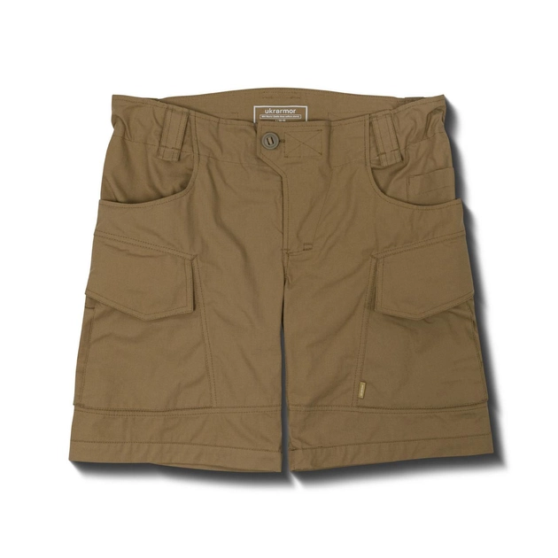 Тактичні шорти Ukrarmor для військових з кишенями BDU Shorts I Cordura M Койот - зображення 1