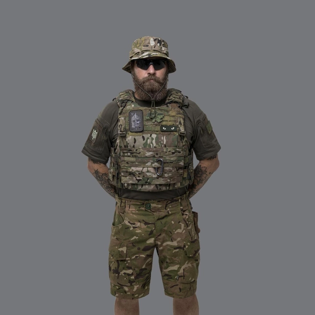 Шорти тактичні Ukrarmor чоловічі з кишенями BDU Shorts I Cordura M Мультикам - зображення 2