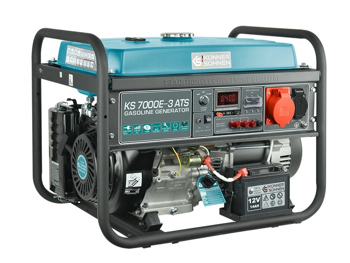 Генератор бензиновий Konner&Sohnen Basic KS 7000E-3 ATS - Фото 4 Генератор бензиновий Konner&Sohnen Basic KS 7000E-3 ATS - зображення 4