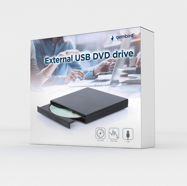 Внешний DVD-привод Gembird DVD-USB-04 - изображение 7