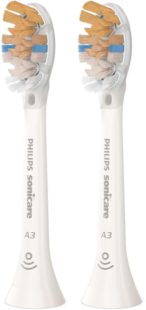Końcówki do szczoteczki elektrycznej Philips Sonicare A3 Premium All-in-One HX9092/10 Białe (2 szt.) - obraz 2