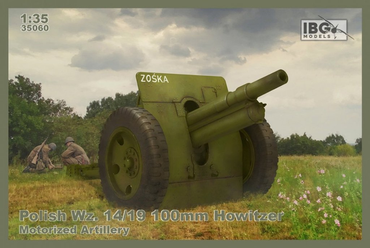 Пластикова модель IBG Polish Wz.14/19 100 mm Howitzer-Motorized Artyllery (5907747901636) - зображення 1