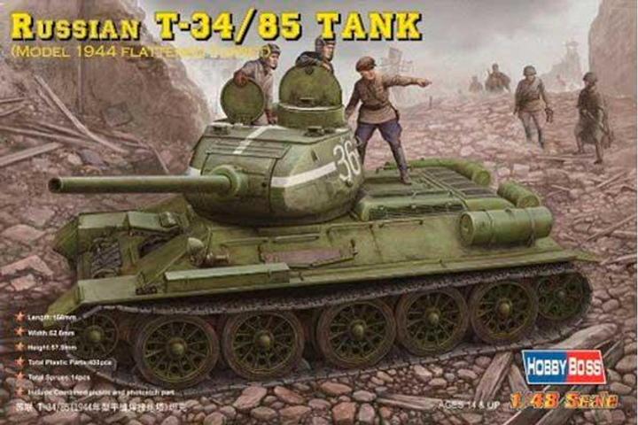 Model plastikowy Hobby Boss T-34/85 Tank Model 1944 (6939319248077) - obraz 1