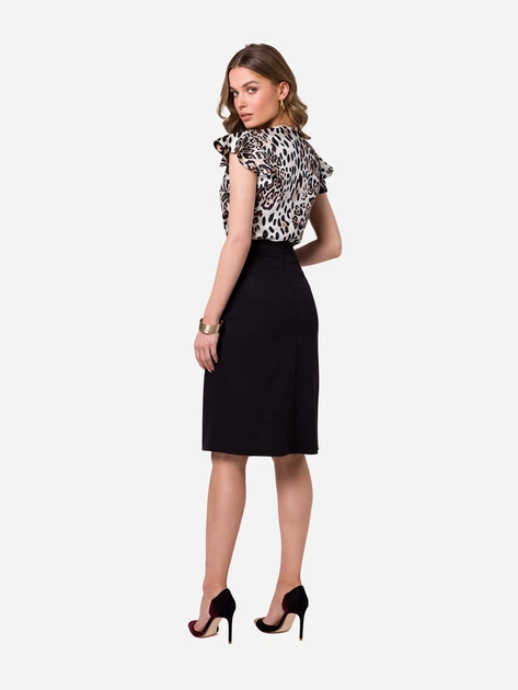 Спідниця міді жіноча Stylove S343 1423675 2XL Чорна (5905563704004) - зображення 4