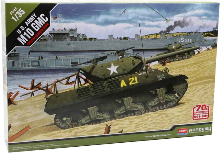Model plastikowy Academy Hobby Models U.S.Army M10 GMC (8809258921998) - obraz 1