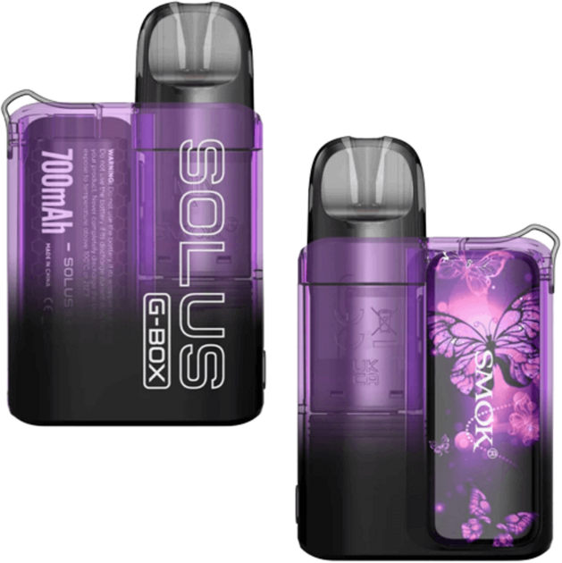 POD система Smok Solus G-Box Kit Transparent/Purple (6936760818569) - зображення 2