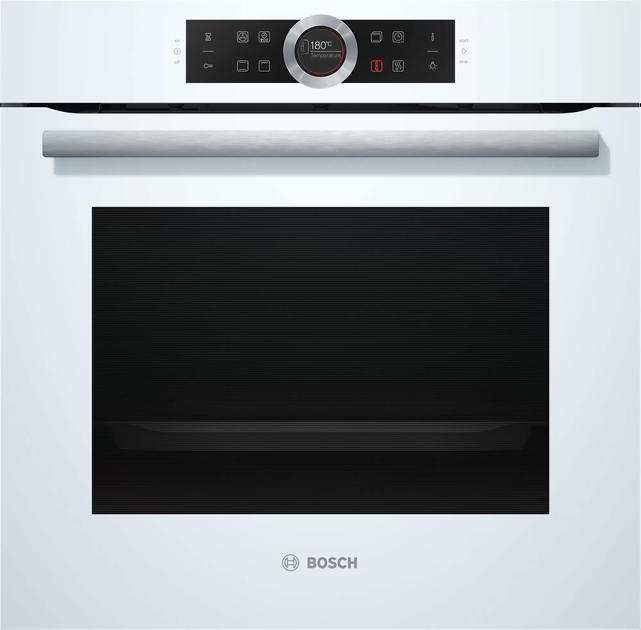 Духова шафа електрична Bosch HBG632BW1S - зображення 1