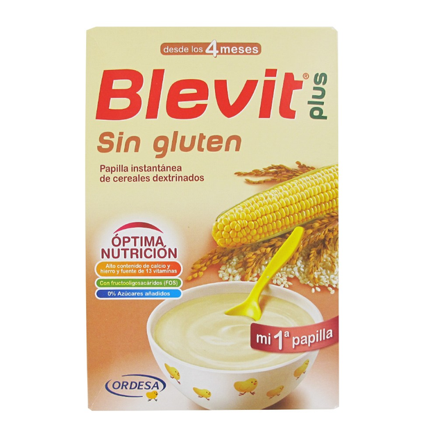 Kaszka bezglutenowa dla dzieci Ordesa Blevit Plus Gluten Free 300 g (8470002343511) - obraz 1