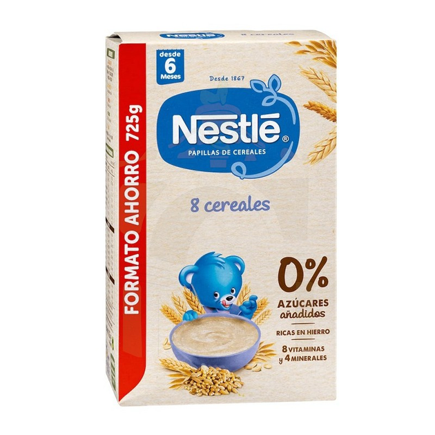 Kaszka wieloziarnista dla dzieci Nestle Nestl Papilla 8 Cereales 800 g (7613032529475) - obraz 1