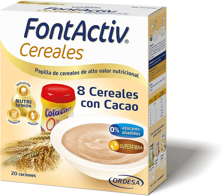 Дитяча мультизлакова каша Ordesa Fontactiv 8 Cereals (8426594056117) - зображення 1