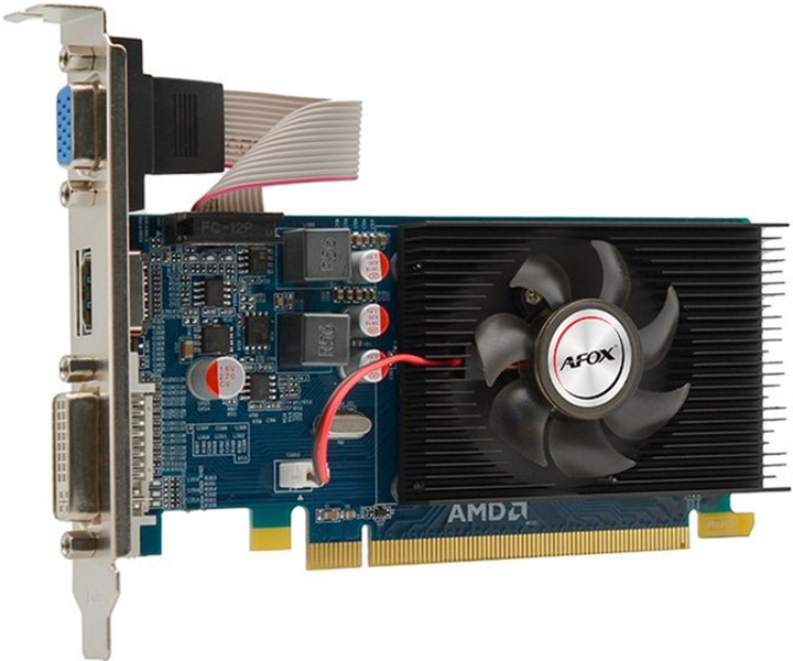 AFOX PCI-Ex Radeon HD6450 1GB GDDR3 (64bit) (625/1066) (1 x DVI-D, 1 x HDMI, 1 x VGA) (AF6450-1024D3L9) - obraz 2