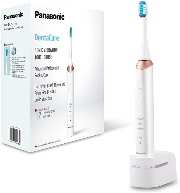 Soniczna szczoteczka do zębów Panasonic EW-DC12-W503 Biała - obraz 10