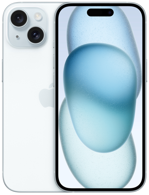 Smartfon Apple iPhone 15 256GB Blue (MTP93) - obraz 1