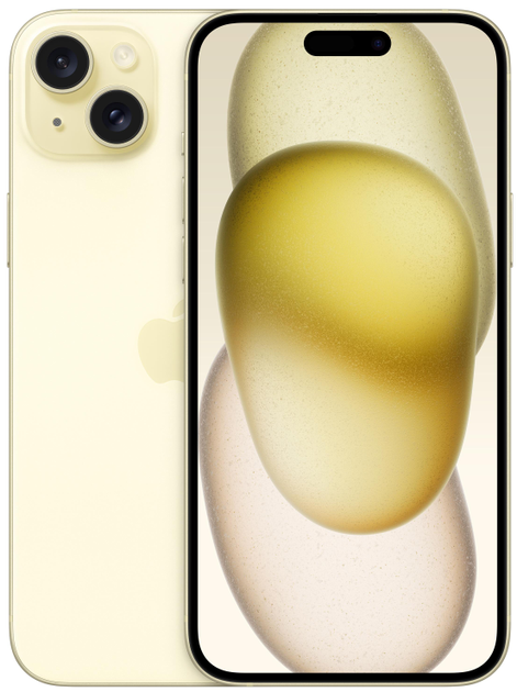 Smartfon Apple iPhone 15 Plus 128GB Yellow (MU123) - obraz 1