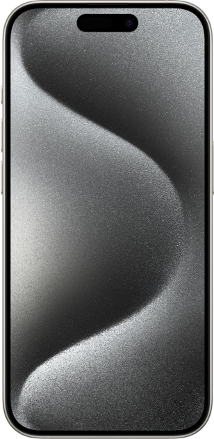 Smartfon Apple iPhone 15 Pro 256GB White Titanium (MTV43) - obraz 2