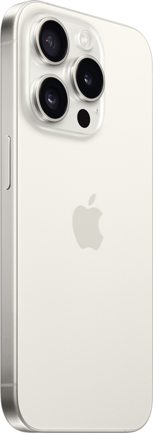 Smartfon Apple iPhone 15 Pro 256GB White Titanium (MTV43) - obraz 3