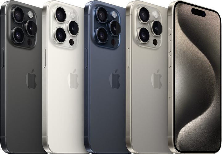Smartfon Apple iPhone 15 Pro 256GB Natural Titanium (MTV53) - obraz 6