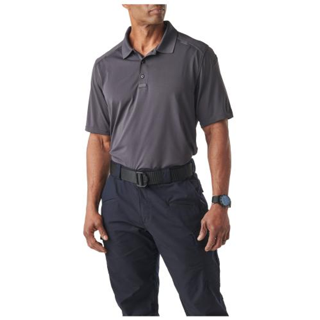 Футболка поло 5.11 Tactical Helios Short Sleeve Polo Charcoal M - зображення 2