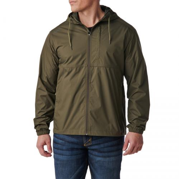 Куртка тактична демісезонна 5.11 Tactical Radar Packable Jacket Ranger Green XL - изображение 1