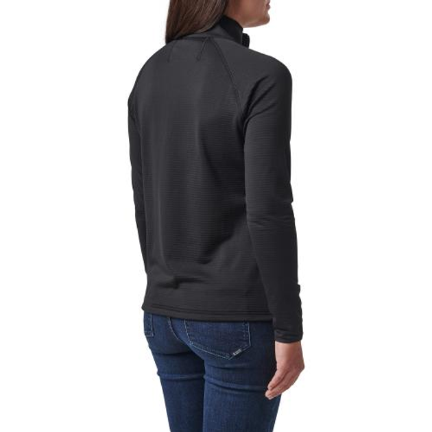 Куртка флісова жіноча 5.11 Tactical Women's Stratos Full Zip Black S - изображение 2