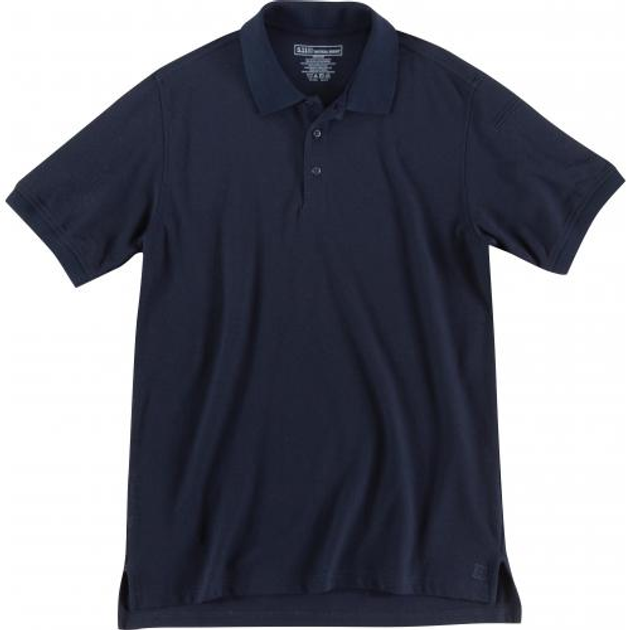 Футболка Поло тактична із коротким рукавом 5.11 Tactical UTILITY SHORT SLEEVE POLO Dark Navy XL - зображення 1