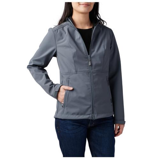 Куртка жіноча тактична 5.11 Women's Leone Softshell Jacket Turbulence S - изображение 2