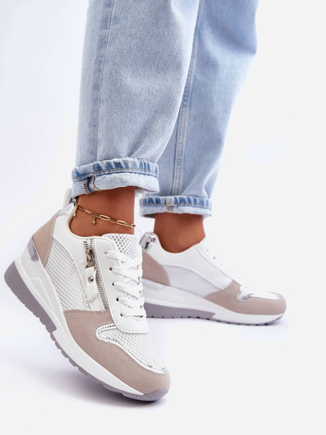 Sneakersy damskie na koturnie Sivan 37 Wielokolorowe (5905677658613) - obraz 8