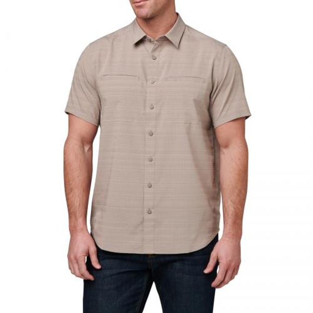 Сорочка тактична 5.11 Tactical Ellis Short Sleeve Shirt Titan Grey XL - зображення 1